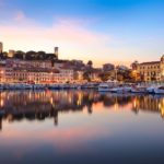 Le Suquet neighbourhood, seen from Port de Cannes