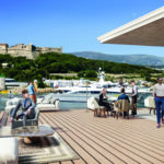 PORT VAUBAN_Terrasse du IYCA au loin le fort Carre