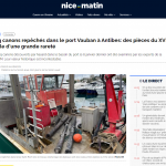 NICE MATIN Les cinqs canons retrouvés dans le port