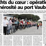 NICE MATIN YACHTS DU COEUR INCROYABLE CHAINE DE GENEROSITE AU PORT VAUBAN
